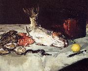 Edouard Manet Still Life with Fish oil on canvas